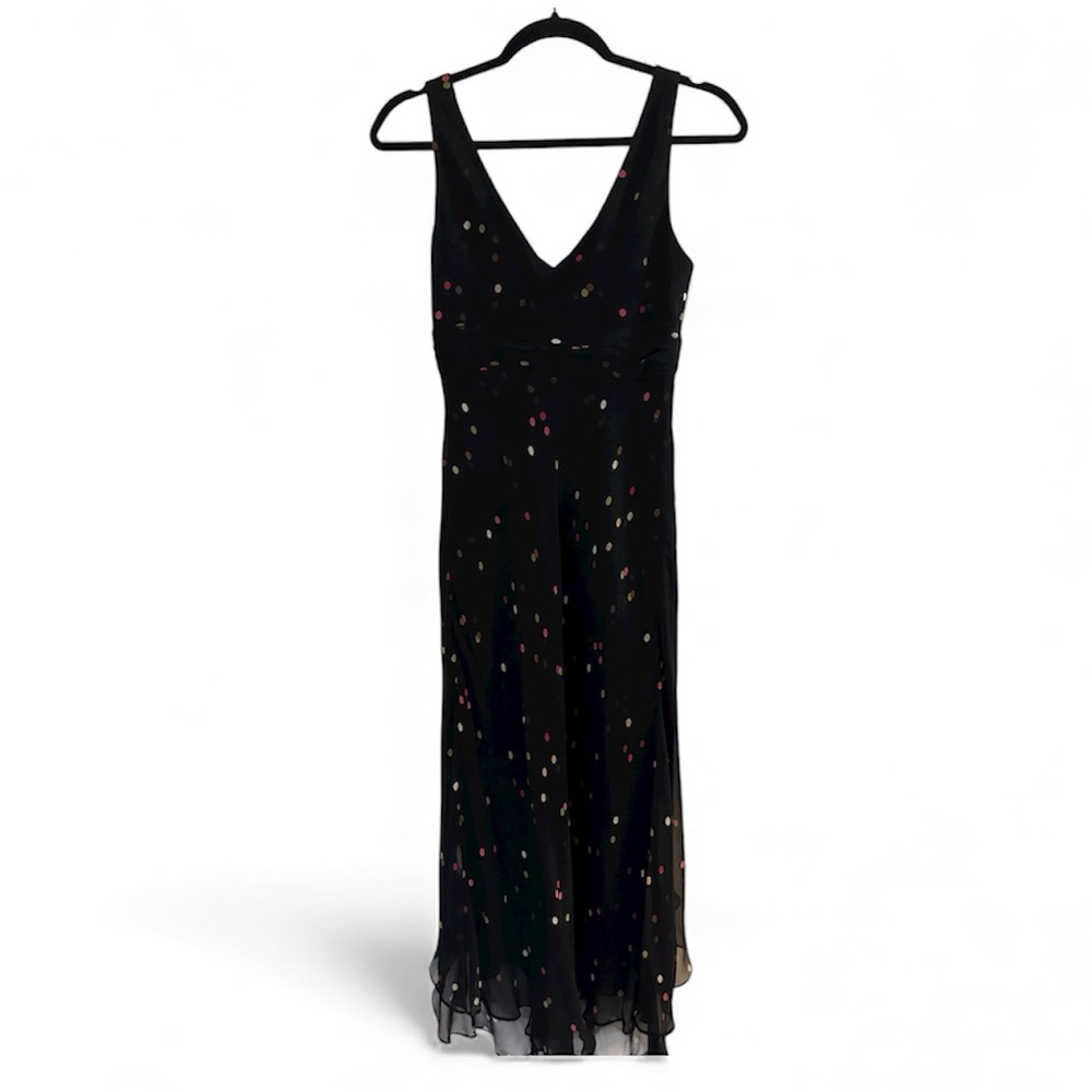 Anne Klein Black/Multi colored Polka dot Silk Dress
Enchanted Garden